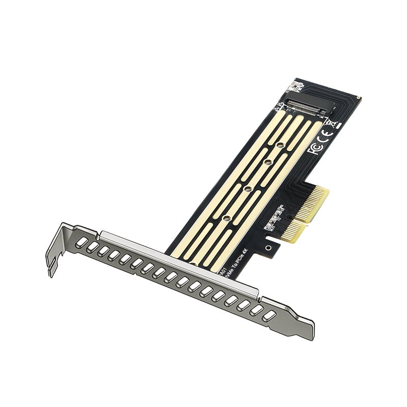 بطاقة محول M.2 إلى PCIe3.0 بطاقة محول M.2 NVME PCIe SSD تدعم أقراص SSD NVME PCIe ذات المفتاح M بالأنماط 2230/2242/2260/2280/22110 - Image 2