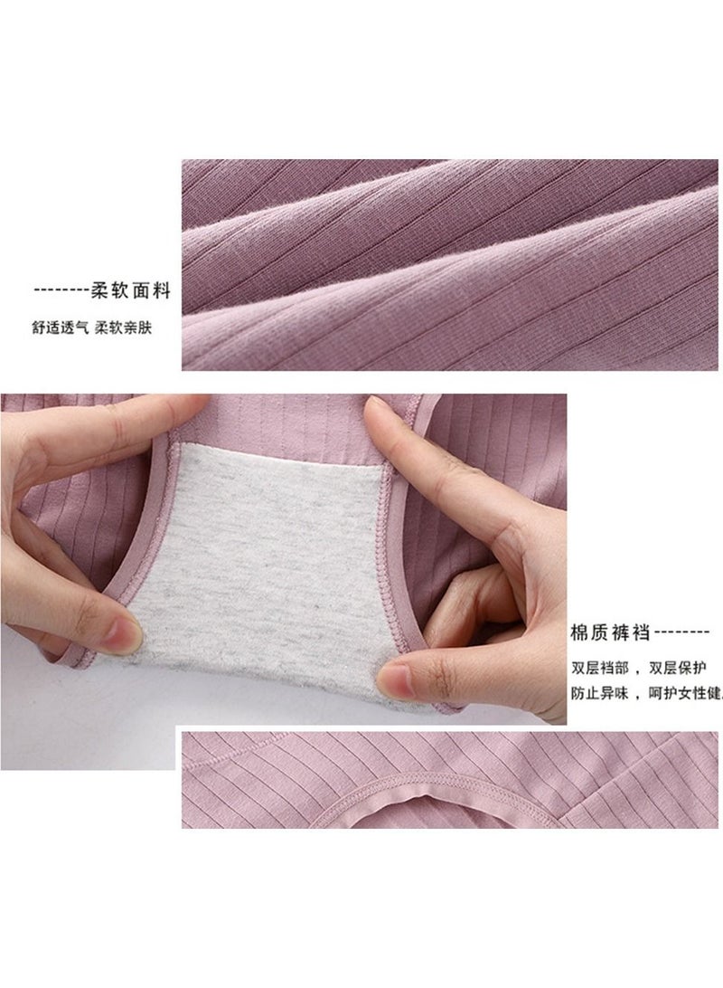 NIBEMINENT 3-Piece Of Women's Underwear Cotton Bottoms Large Size  - Image 3