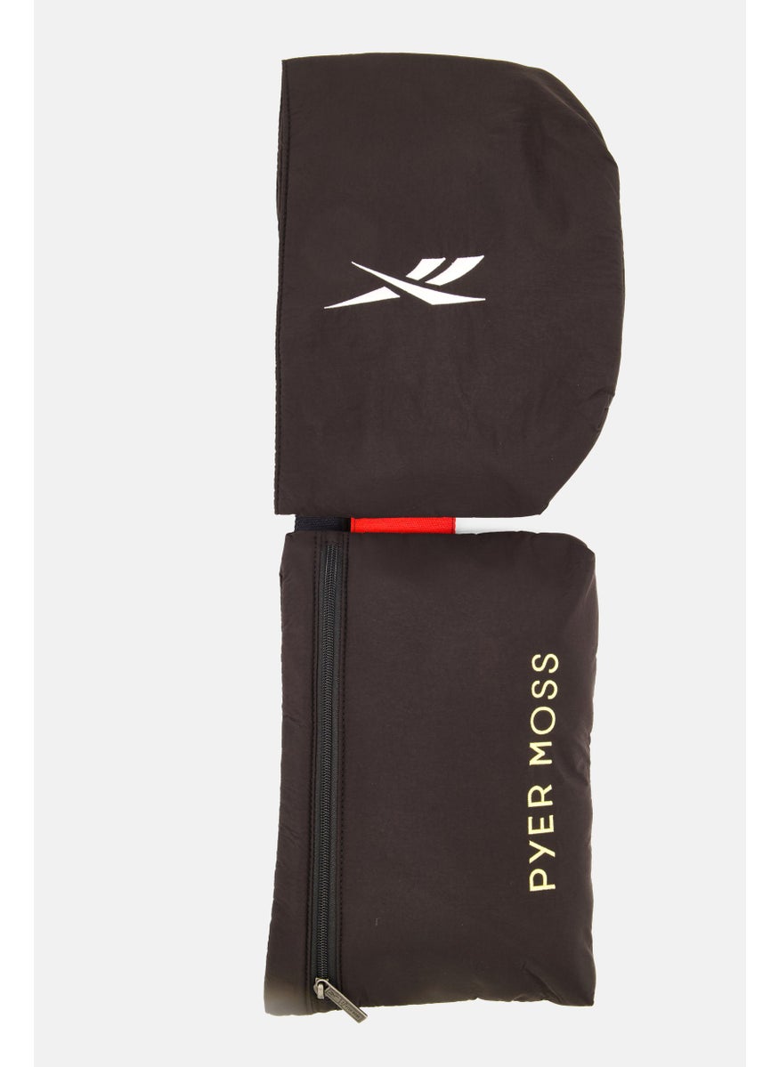 Reebok By Pyer Moss - Men Embroidered Logo Waist Bag, Black - Image 1