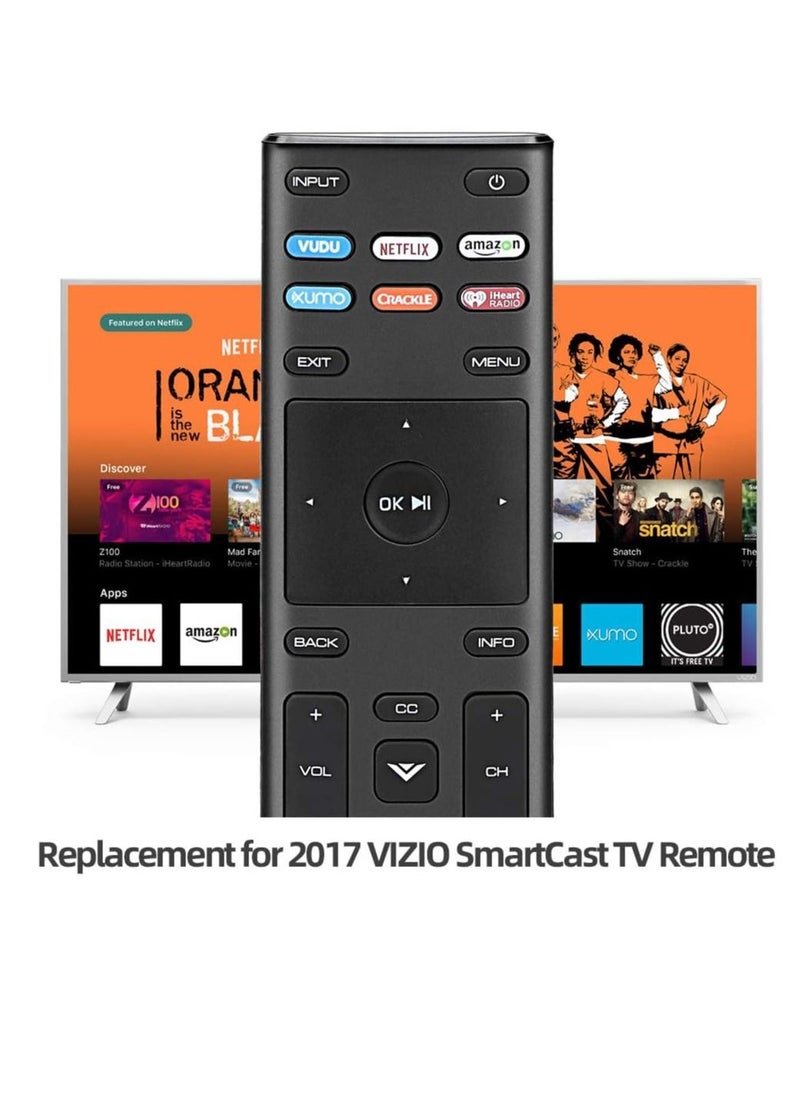 Generic - XRT136 Replacement Remote Control for Vizio D E M P Series Smart TVs with Netflix/Vudu/Xumo/le/iHeart Radio Keys D50F-F1 D24F-F1 D43F-F1 E43-E2 E60-E3 E75-E1 P55-E1 - Image 1