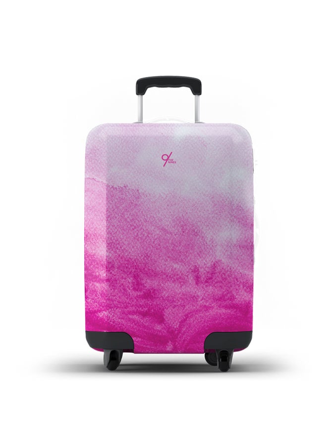THE NINES LUGGAGE COVER "50 SHADES OF PINK" -M (22-24 inch)