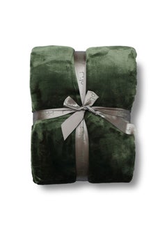 Neyam Neyam 100% polyester winter blanket. Size 200X150 - Soft and comfortable velvet blanket, dual colours. In oil colour  - Image 1