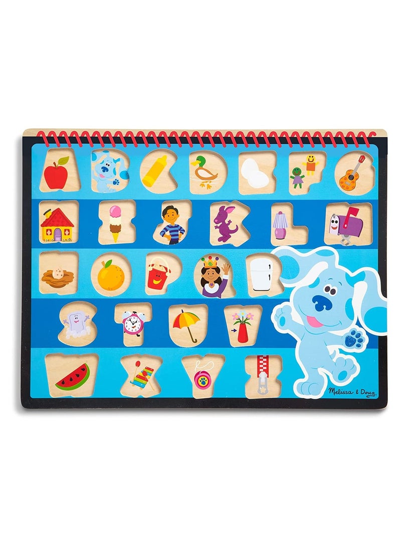 ميليسا آند دوج كلو بلو آند يو، من ميليسا آند دوغ. أحجية خشبية مكتنزة - الحروف الأبجدية - Image 3