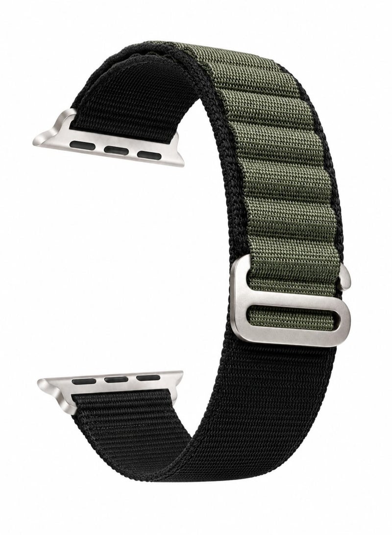49/46/45/44/42MM Nylon Sport Watch Band Breathable Waterproof Smart Watch Strap with Metal Buckle Comfortable
