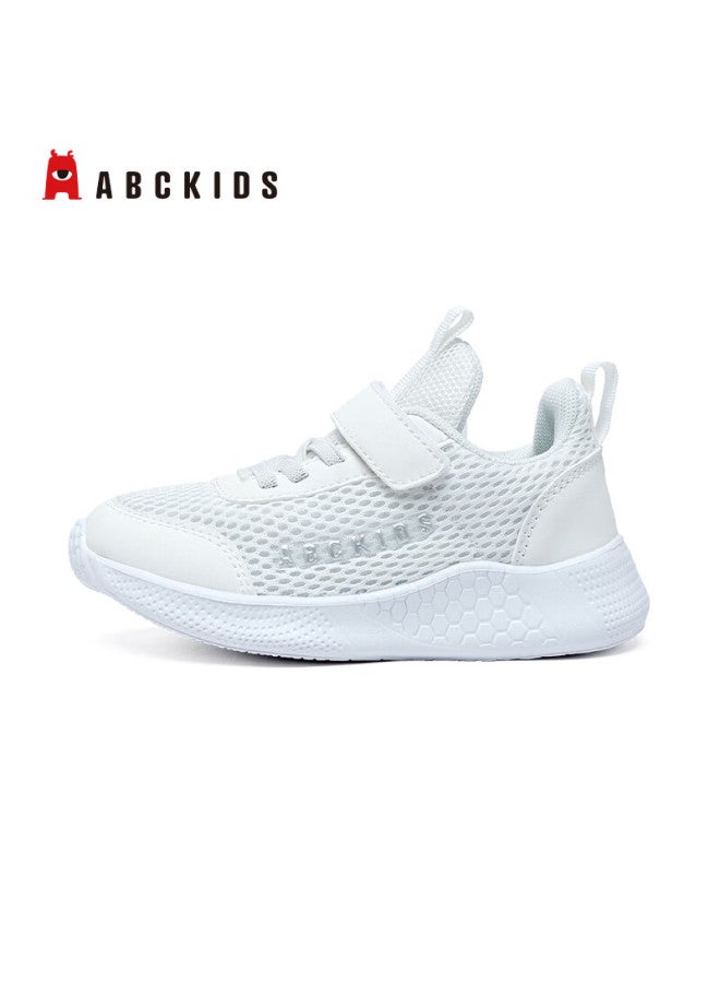 Abc Kids Children's Outdoor Sports Shoes Spring Autumn Breathable Casual Running Shoes White Size 37 - Image 4