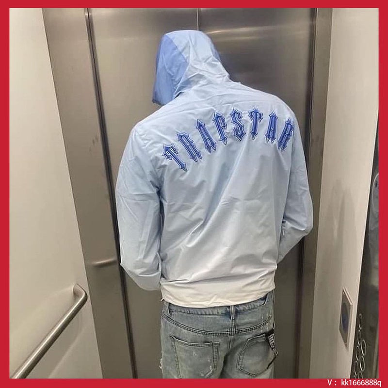 American Trapstar Embroidered Letter Jacket Windbreaker For Men And Women Loose Casual Hooded Jacket Cardigan Jacket Trendy - Image 2