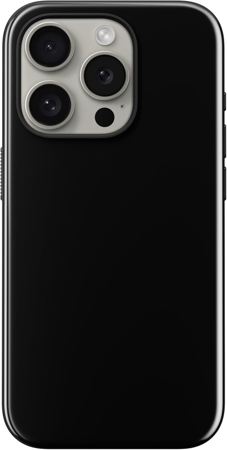 نوماد غلاف Phone 15 Pro الرياضي باللون الأسود - غلاف iPhone 15 Pro متوافق مع الشحن MagSafe، غلاف هاتف لـ iPhone 15 Pro - Image 2