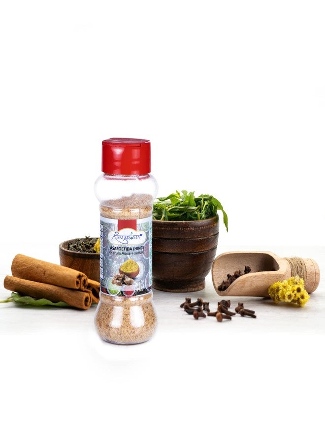 Ramaroma Asafetida (Hing) Ground 3.5oz (100g) ~ All Natural | Salt Free | Vegan | Non-GMO | Asafoetida Indian Spice | Best for Onion Garlic Substitute - Image 3