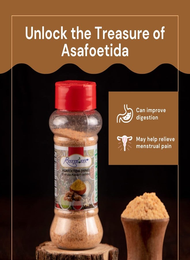 Ramaroma Asafetida (Hing) Ground 3.5oz (100g) ~ All Natural | Salt Free | Vegan | Non-GMO | Asafoetida Indian Spice | Best for Onion Garlic Substitute - Image 5