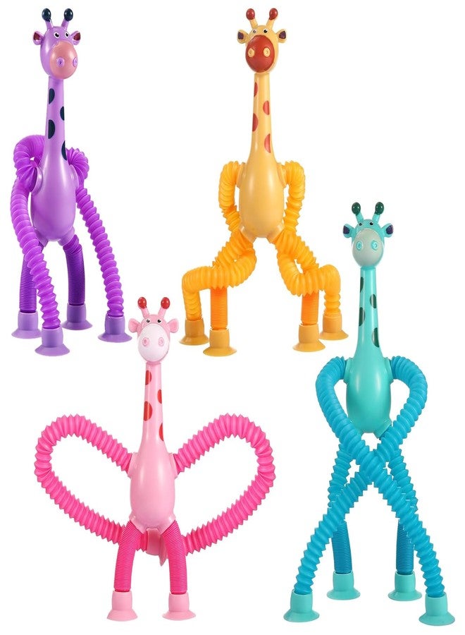 Kidology Telescopic Suction Cup Robot Toy, Coolest Pop Tubes Sensory Toys for Toddlers, Educational Fidget Toys Robot Party Favors for Kids with Anxiety 3+ Year Boys & Girls with Multicolour Designs. - Image 1