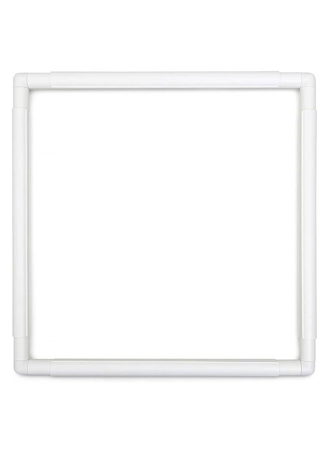 Metulip Square Embroidery Hoop 17 inch Cross Stitch Frame Large Embroidery Hoop Plastic Embroidery Frame Clip Quilting Frames for Hand Quilting, Cross Stitching, Needlepoint, Silk-Painting, Sewing - Image 1