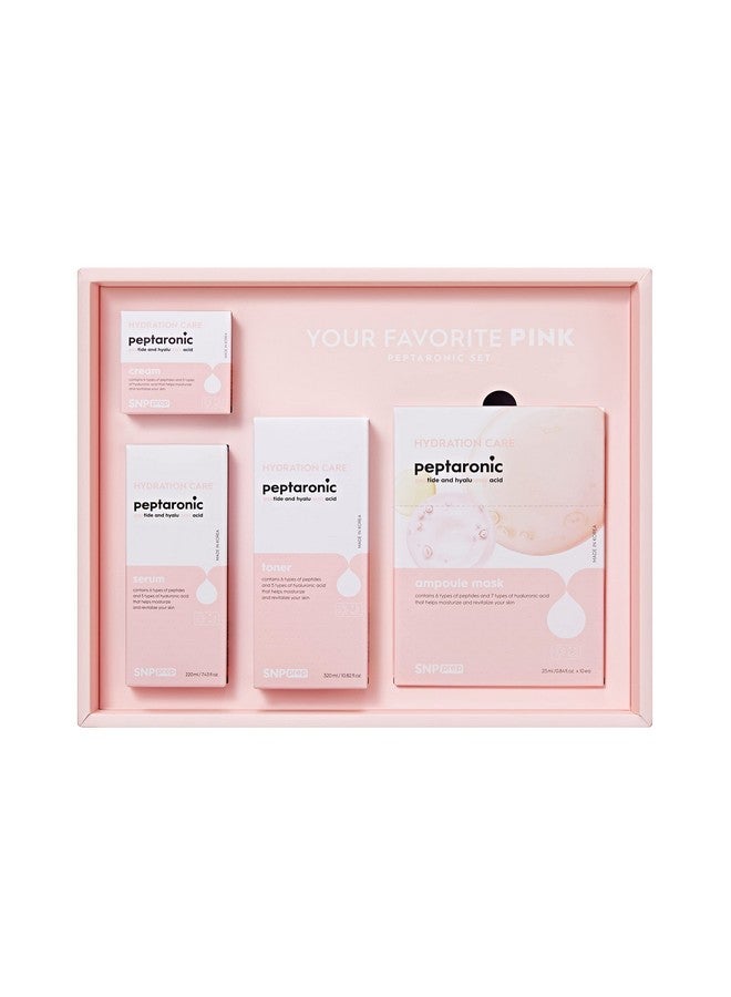 snp shining nature purity Snp Prep Peptaronic Complete Korean Skin Care Set Includes Toner Cream Serum Ampoule Sheet Masks (10 Sheets) Best Gift Idea For Mom Girlfriend Wife Her Women - Image 4