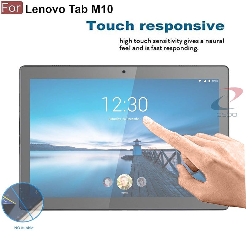 Cedo Lenovo Tab M10 (10.1 inch) Tempered Glass | Screen Protector Clear Tempered Glass for Lenovo Tab M10 (10.1 inch) - Image 4