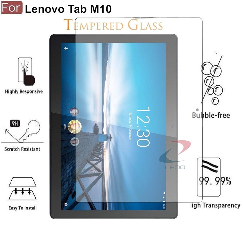 Cedo Lenovo Tab M10 (10.1 inch) Tempered Glass | Screen Protector Clear Tempered Glass for Lenovo Tab M10 (10.1 inch) - Image 3