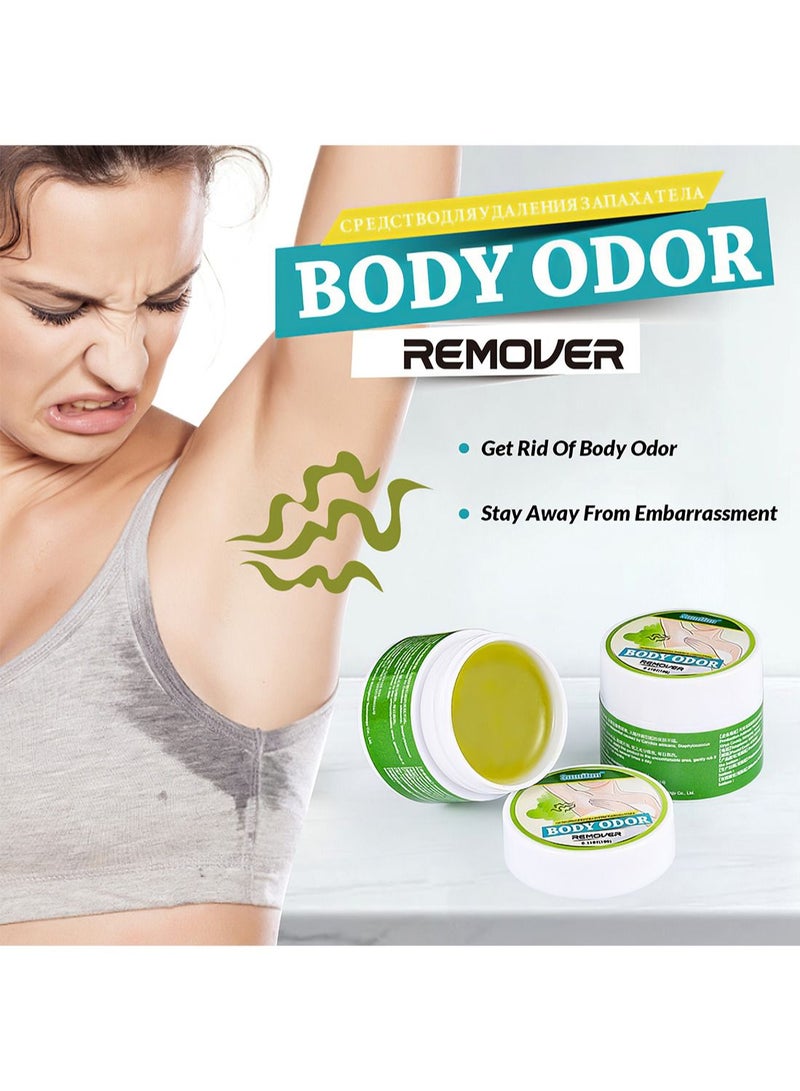 Sumifun Body Odor Underarm Deodorant Cream, Antiperspirant and Deodorant Long Lasting Waterproof Sweatproof Skin Friendly Fresh Effective Underarm Odor Remover, 10G - Image 2