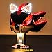 BrickBling LED Lighting Kit Only Compatible with Lego Sonic The H Edgehog Shadow The H Edgehog NO Model Lights Compatible with Lego 77000 Play Set Classic Version Light - Image 4