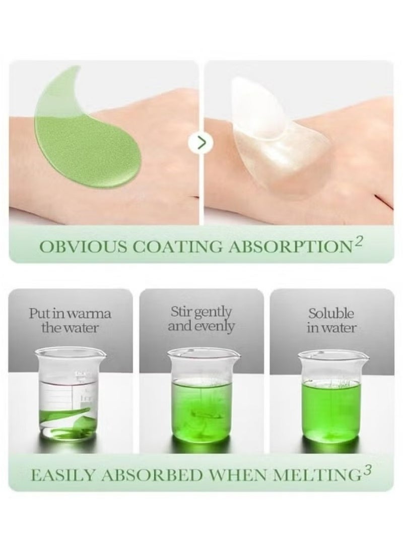 SADOER SADOER Soothing Aloe Vera Eye Mask 80g – Hydrating & Cooling Gel Patch for Dark Circles & Puffiness - Image 4