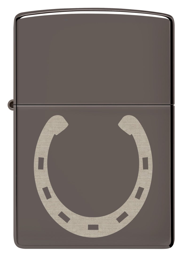 Zippo Mp402961 ولاعة مقاومة للرياح بتصميم حدوة حصان سوداء 150 - Image 2