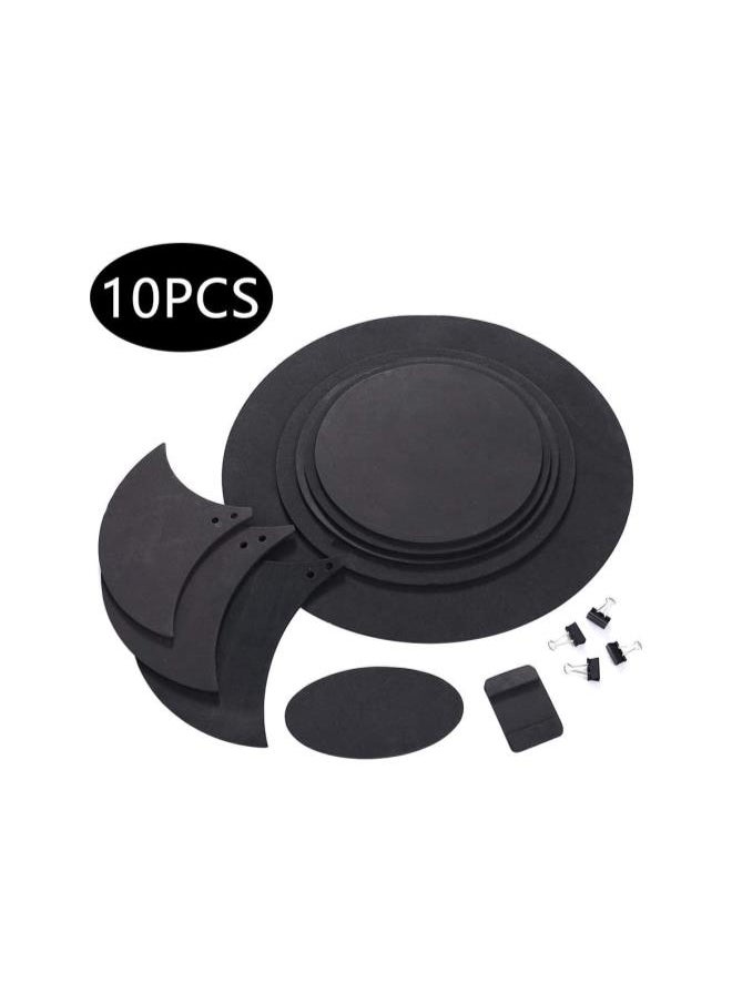 10PCS Drum Mute Pads Five Drums Three Cymbals Jazz Drum Mute Pad Drumming Rubber Practice Pad Set Black - pzsku/Z905796A8340E95ADCE18Z/45/_/1733076664/8e5cf7e8-f2d4-478d-be50-5d34a92c6f0a