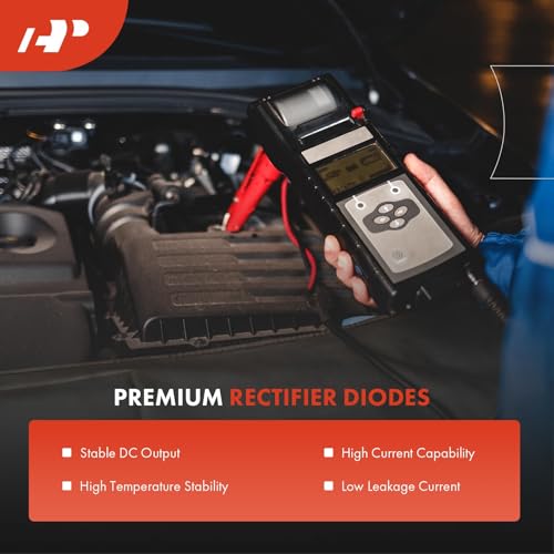 A-Premium Alternator Rectifier Compatible with Hyundai Sonata 2007/2009 & Honda Odyssey 1996-2004 & Acura TL RL 1996-2004, 12V Rectifier 8-50A Diodes w/Aluminum Heat Sinks - Image 3