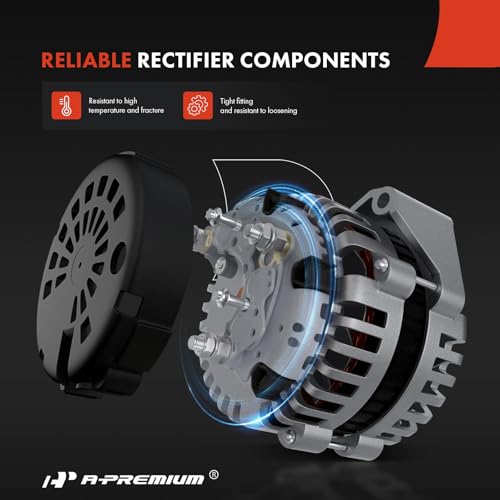 A-Premium Alternator Rectifier Compatible with Hyundai Sonata 2007/2009 & Honda Odyssey 1996-2004 & Acura TL RL 1996-2004, 12V Rectifier 8-50A Diodes w/Aluminum Heat Sinks - Image 5