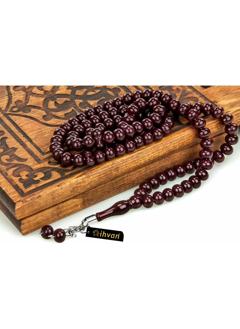 İhvan Online 1st Quality 10MM 99 Count Hajj Umrah Gift Prayer Beads (10 Pieces)