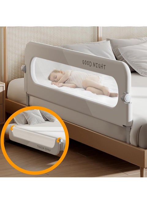 Toddler Bed Rails for Toddler Folding Bed Portable Crib Rails Bumper for Toddlers (200cm)