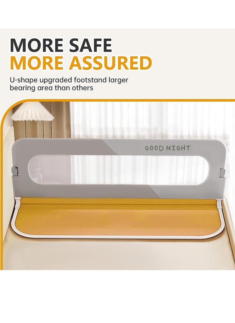 DMG TECH - Toddler Bed Rails for Toddler Folding Bed Portable Crib Rails Bumper for Toddlers (200cm) - Image 1