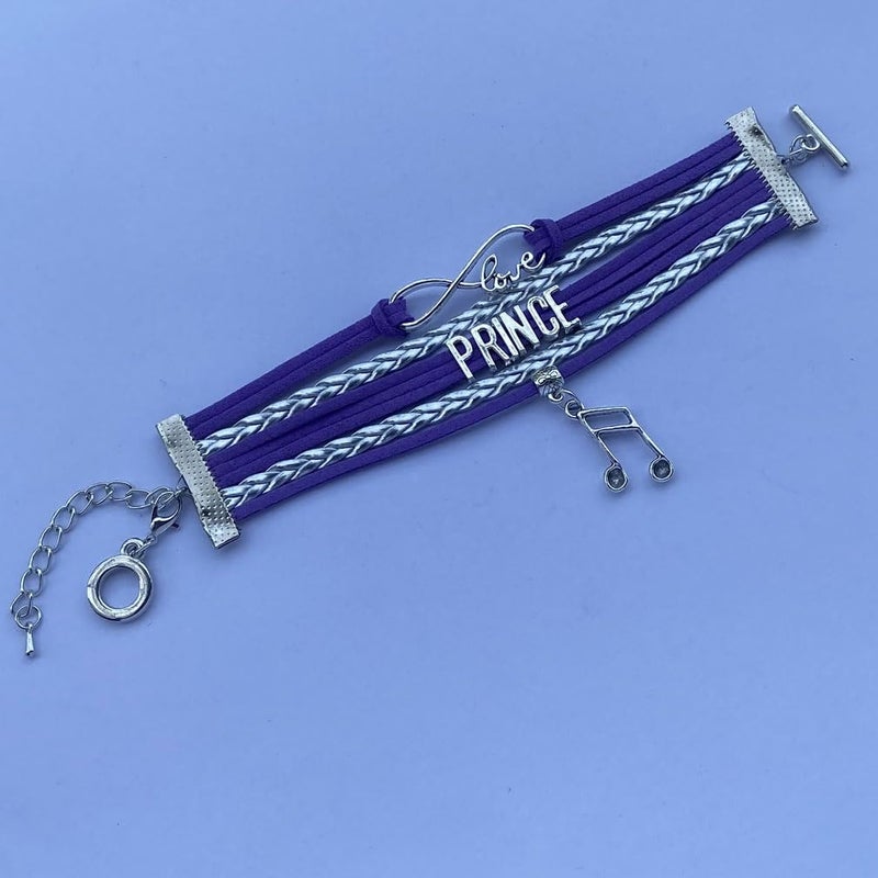 DOLON Infinity Love Prince Bracelet Memorabilia Collectible Music Charm Fans Gift - Image 2