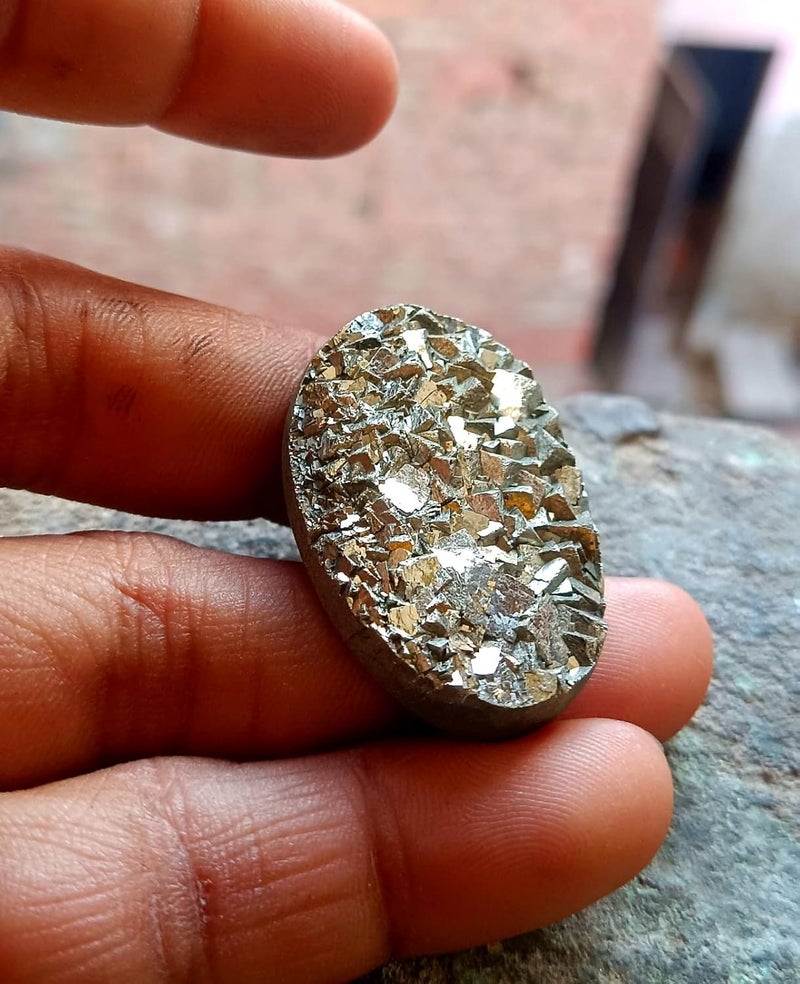 SAINTIMO 250 Gram Pyrite Stone Original Cluster Samples High Energy Natural Iron Pyrite Stone Gold Rock Reiki Crystal - Image 3