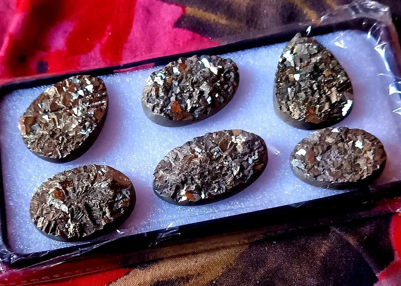 SAINTIMO 250 Gram Pyrite Stone Original Cluster Samples High Energy Natural Iron Pyrite Stone Gold Rock Reiki Crystal - Image 2