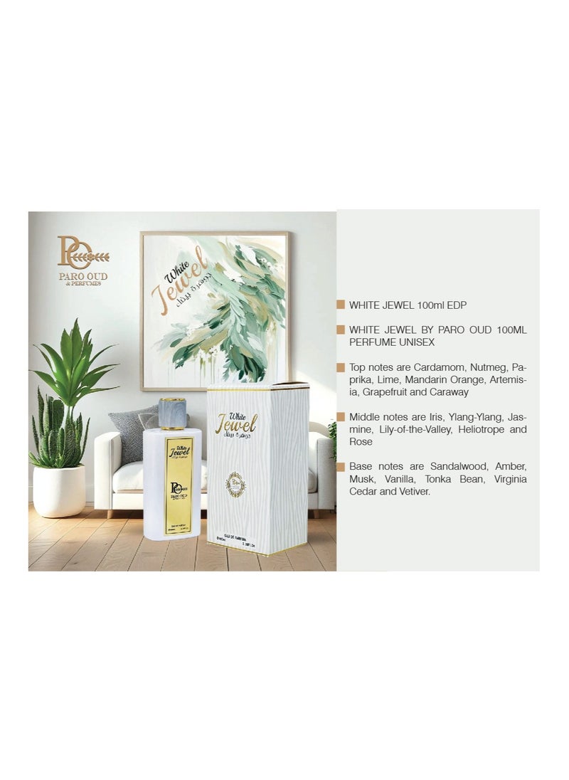 PARO OUD - WHITE JEWEL i PARO OUD I INSPIRED BY I blue sapphire BOADICEA I Luxury Scents I Niche Perfumes I Perfume for Women I Perfume for Men I Perfume for Teens I Perfume for Her I - Image 1