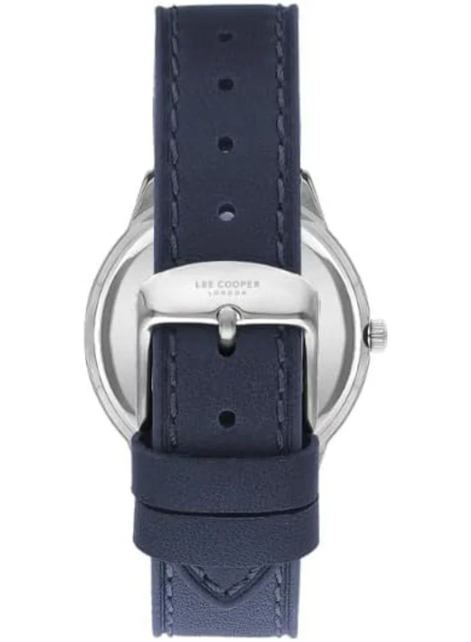 Lee Cooper Lee Cooper Women's Watch, Analog Display and Leather Strap - LC07932.499, Blue