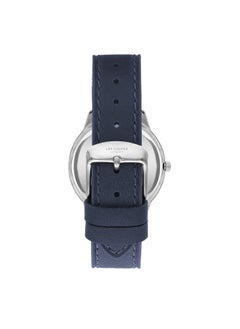 Lee Cooper Women's Watch, Analog Display and Leather Strap - LC07932.499, Blue  - Image 3