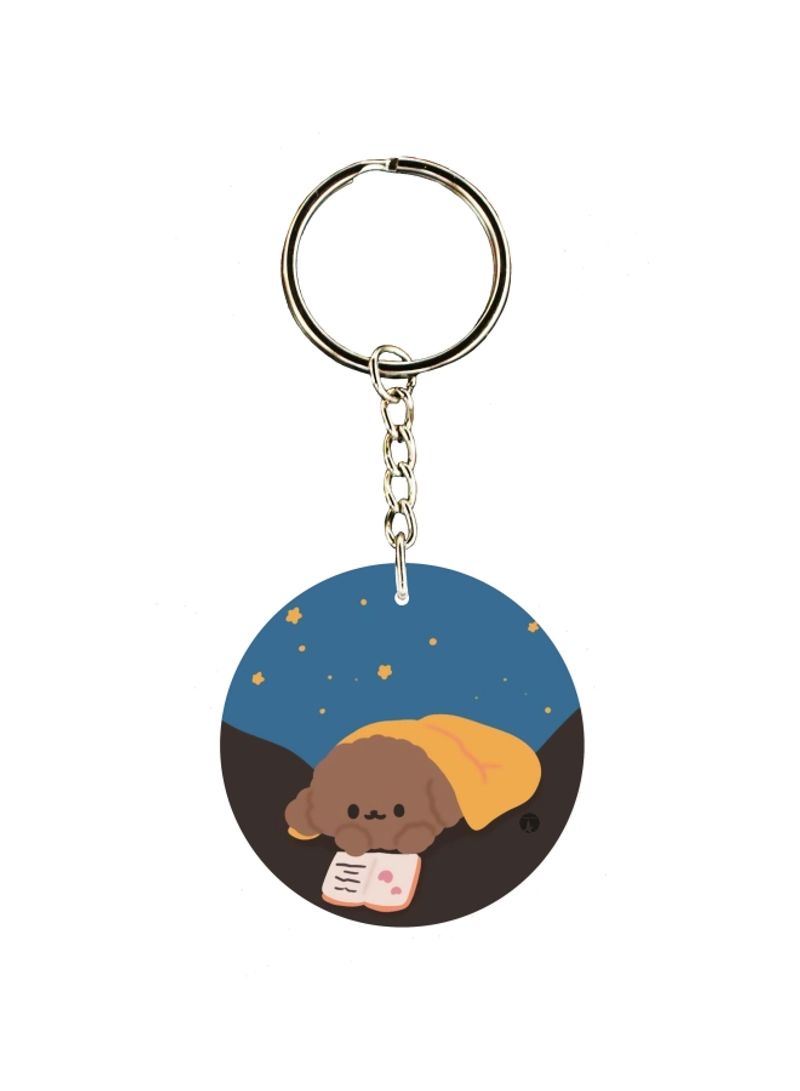 Cartoon Printed Keychain