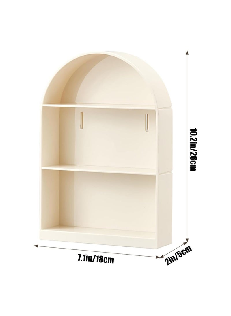 عام صندوق عرض للشخصيات قابل للتعليق على الحائط أو عرض على الطاولة، حامل بلاستيكي ثلاثي الطبقات للتنظيم لمجموعات Funko POP، صندوق تخزين للدمى لكسوليات ليغو وشخصيات Pop Mart الصغيرة. - Image 3