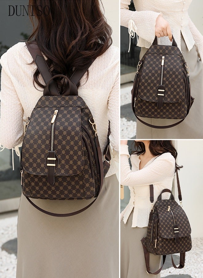 DUNISO 3 in 1 Women's Backpack Fashionable Travel Backpack For Women Large Capacity School Backpack Crossbody Shoulder Bag with Detachable Shoulder Strap For College Girls Students - Image 1