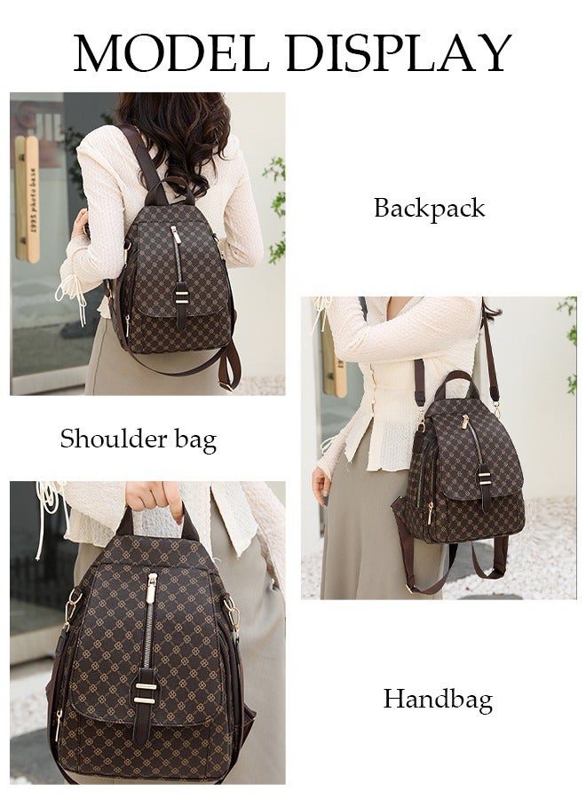 DUNISO 3 in 1 Women's Backpack Fashionable Travel Backpack For Women Large Capacity School Backpack Crossbody Shoulder Bag with Detachable Shoulder Strap For College Girls Students - Image 2