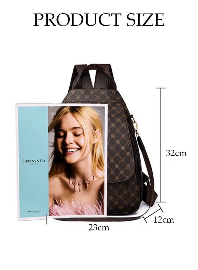 DUNISO 3 in 1 Women's Backpack Fashionable Travel Backpack For Women Large Capacity School Backpack Crossbody Shoulder Bag with Detachable Shoulder Strap For College Girls Students - Image 3