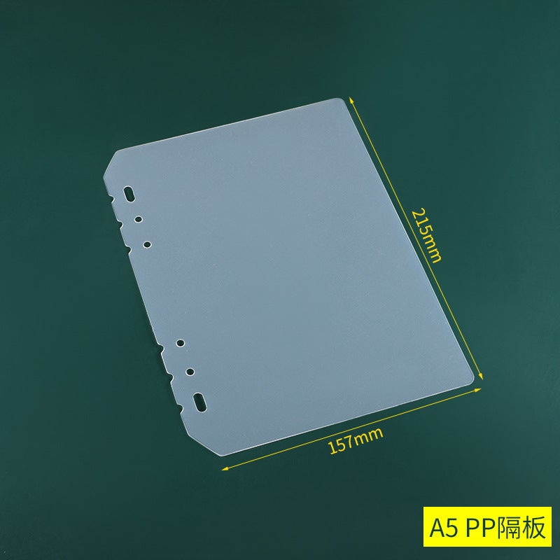 Pvc Transparent Bag A6 Hand Account Book A5 Storage File Bag Information Bag Notepad Business Card Book B5 Loose-Leaf Bag - Image 1