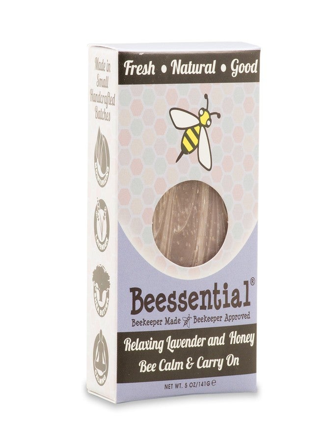Beessential Relaxing Bar Soap, Lavender And Honey, 5 Ounce - Image 1
