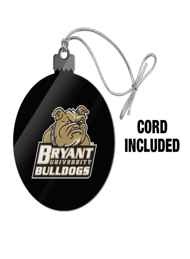 GRAPHICS & MORE Bryant University Secondary Logo Acrylic Christmas Tree Holiday Ornament - Image 3
