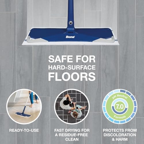 Bona® Disposable Wet Cleaning Pads for Hard-Surface Floors, Lemon Mint Scent 12 Count (Pack of 1) - Image 2