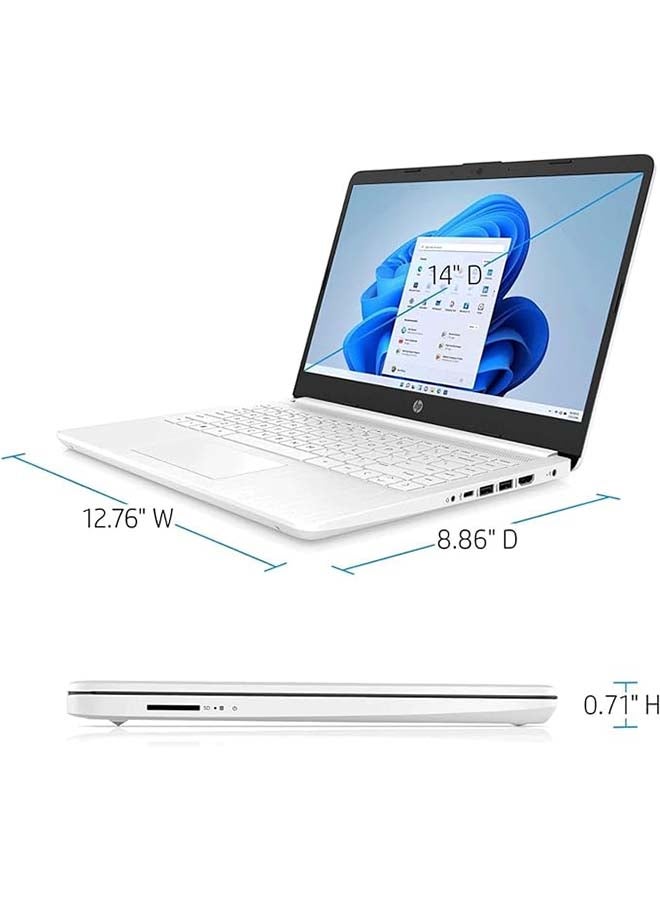 HP 2024 أحدث لابتوب 14s نحيف (نسخة محدثة) بشاشة 14 بوصة، مع معالج بنتيوم سيلفر N5030/4 جيجابايت رام/128 جيجابايت SSD/رسومات إنتل UHD 605/ويندوز 11 - Image 5