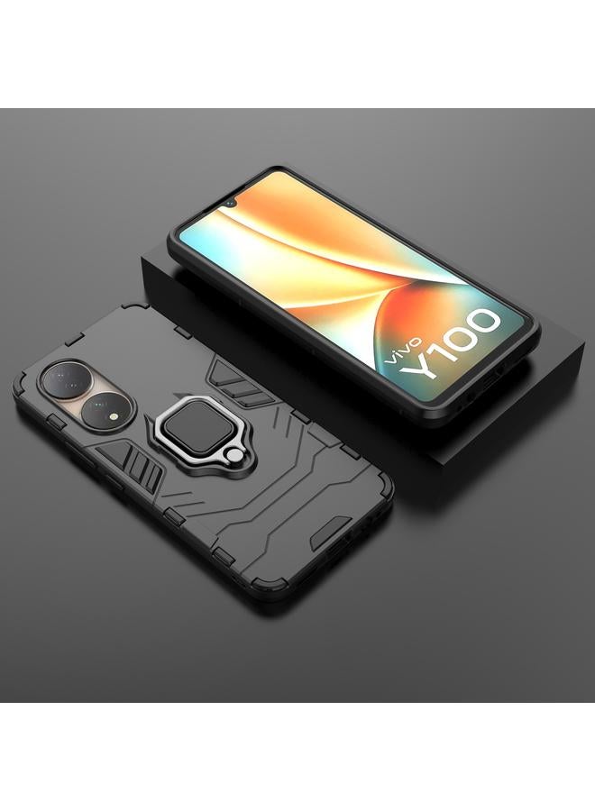 erorex Case For vivo Y100 Magnetic Ring Holder PC + TPU Phone Case - Image 2