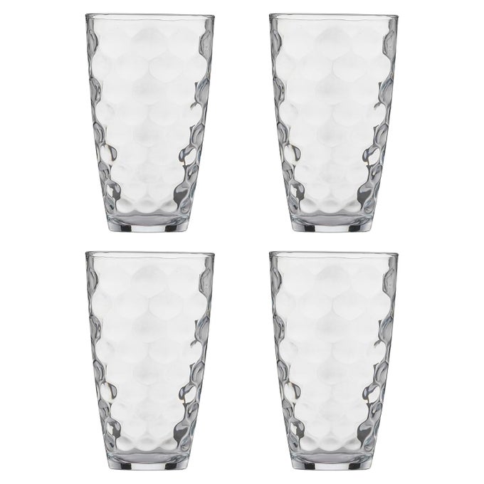 ESSENTIALS DISCO SUPER HIBALL GLASS SET OF 4 480ML