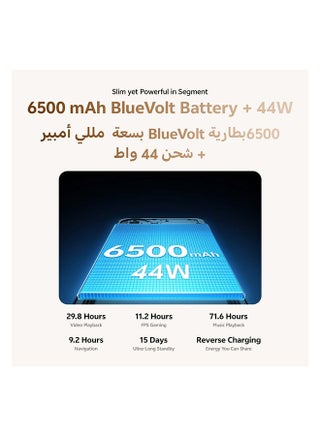 Y21 5G AI Dual SIM Gold 4GB RAM 256GB With Exclusive TWS (Charger and Case Inside Phone Box) - Middle East Version - view 3