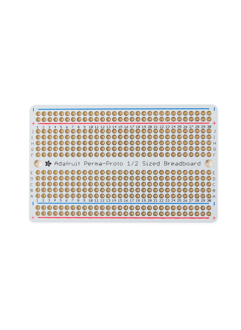 Adafruit Adafruit Perma-Proto Half-sized Breadboard PCB - 3 Pack! [ADA571]  - Image 2