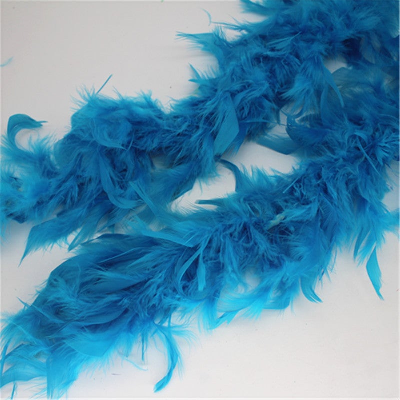 Generic Costume  Stage Decor Turkey Feathers Lake Blue 