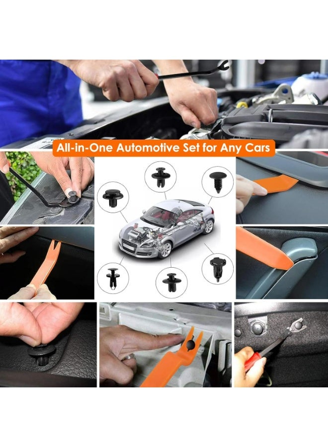 أوزيغالور 925 قطعة مجموعة مشابك ومسامير تثبيت عالمية للسيارات مع أدوات إزالة - لإصلاح المصدات والأبواب والمصدات وجسم السيارة - Image 5